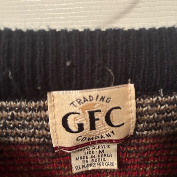 90s Trading Company by GFC Acrylic Sweater Medium - Picture 2 of 2